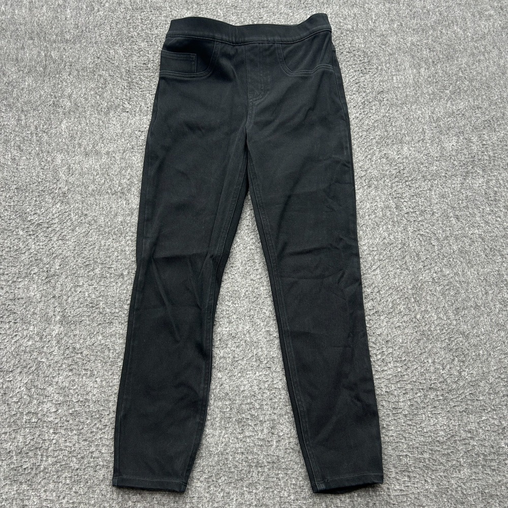 Spanx Jean-ish‎ Ankle Leggings Petite Small Skinny Black Stretch Jegging Pants
